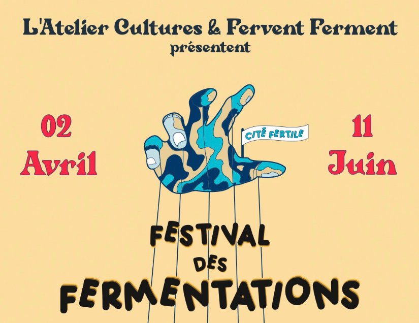 Affiche du Festival des Fermentations 2022