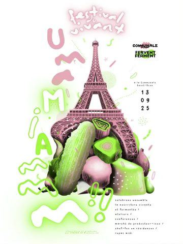 Affiche UMAMIAMMM 2025 — tour Eiffel